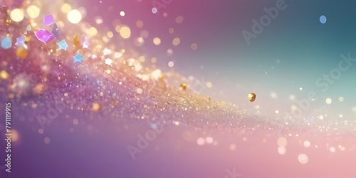 empty space, gradient glitters, gradient abstract background, illustration