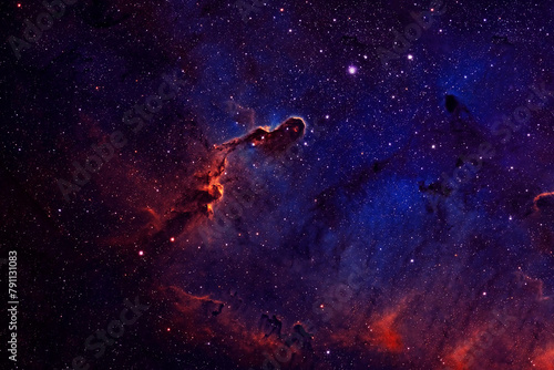 Beautiful space background. Elements of this image furnished by NASA
