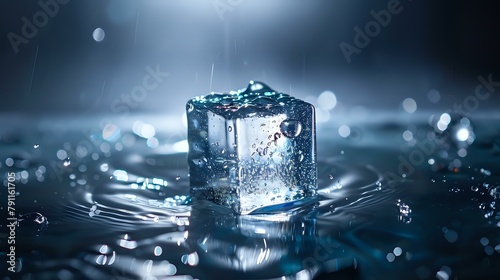 Simplicity in Ice: Water Droplets and Soft Light