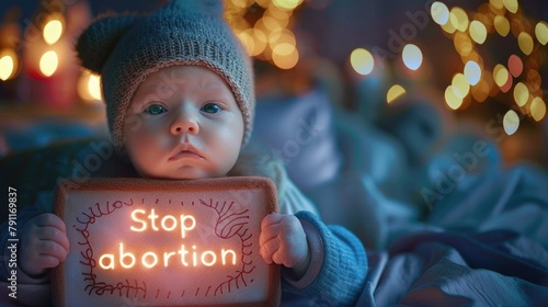 Text stop abortion: advocating for the protection of unborn life, raising awareness about ethical and moral implications of abortion, promoting dialogue and support for alternatives to termination.