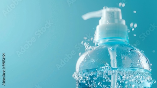 Closeup of a hand sanitizer bottle with the words kills 99.9% of germs written on it emphasizing the effectiveness of hand hygiene in preventing the spread of illnesses especially .