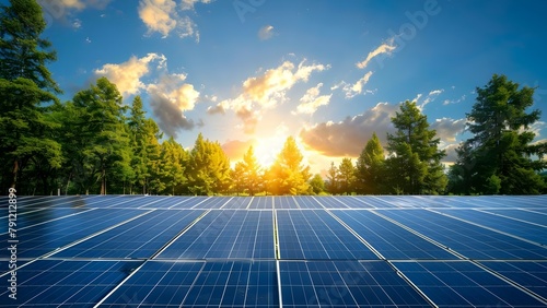Sustainable energy grid with renewable sources like solar wind and hydro power. Concept Renewable Energy Sources, Sustainable Grid, Solar Power, Wind Energy, Hydropower