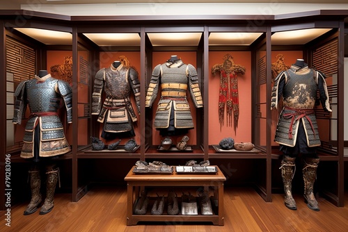 Warrior Armor Display and Heritage Artefacts: Ming Dynasty Bedroom Elegance Decors