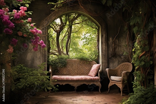 Secret Garden Nook: Photograph the decor in a secluded garden nook.