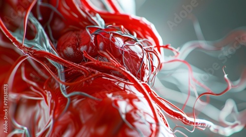 A visual representation of the bodys life force the Dance of Veins and Arteries is a testament to the miracle of human anatomy. .