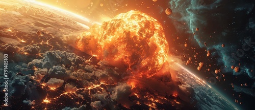 Explosive forces reshaping the Earths surface