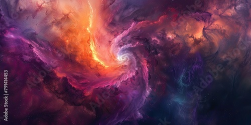 a swirly, cosmic texture that captures the vibrant colors and ethereal essence of a nebula 16k ultra HD,fire in the sky