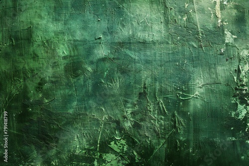 Green grunge background with scratches and cracks, Grunge texture