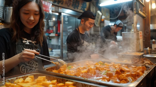 Tourists making light of their initial confusion over Taiwanese stinky tofu.