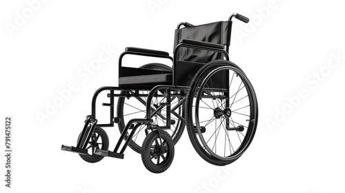 wheelchair isolated on white background