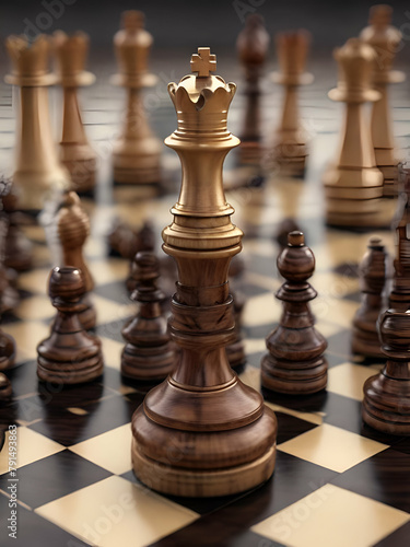 close up chessborad wallpaper, boardgame background