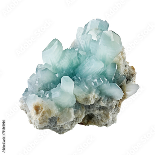 Amazing Smithsonite Isolated On White Background