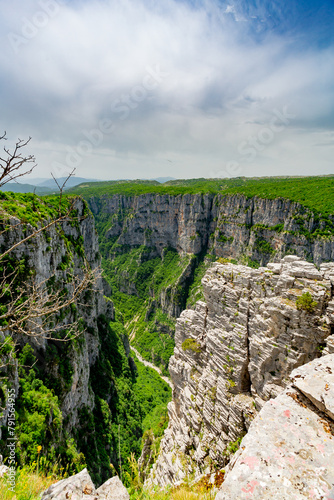 Vikos gorge in Zagorohoria, Greece 