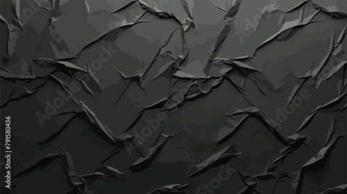 Full black wrinkled rectangular sheet with latex te