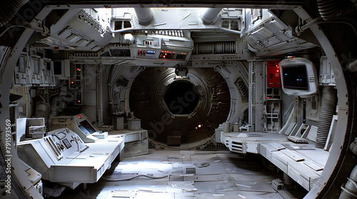 Interior de una Nave espacial