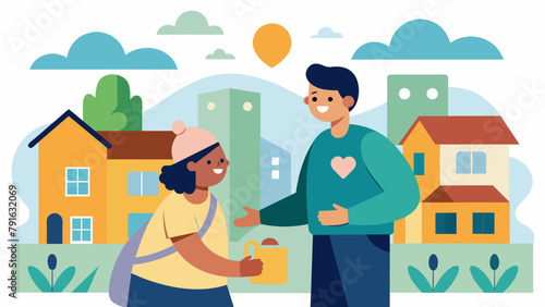 A neighborhood buddy program pairing new immigrants with established residents to help ease the transition into a new community.