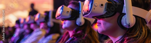 A philanthropic event where attendees use VR headsets to see the direct impact of their crypto donations