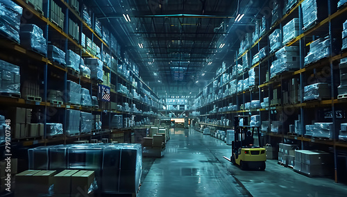 tariffs and Shelves: The Trade Dynamics of a Warehouse