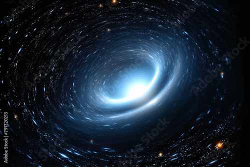 a spiral galaxy in space