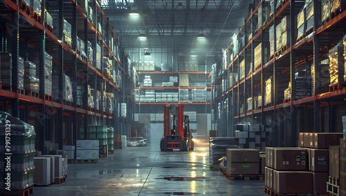 tariffs and Shelves: The Trade Dynamics of a Warehouse