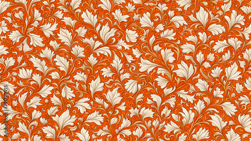 damask wallpaper pattern. in vintage style
