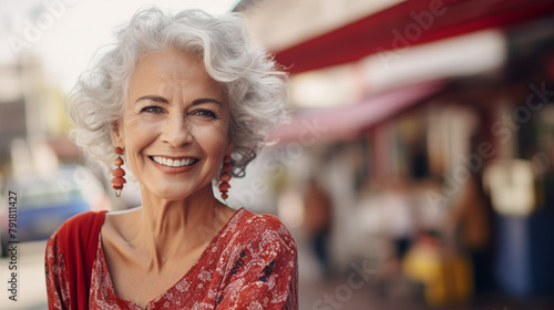 Pretty Attractive Senior Old lady smiling dating site