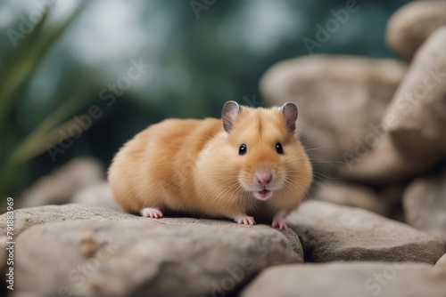 'cute stone hamster syrian green bumpy rocky macro small up face close rodent gold nature pretty animal summer fur eye ear grass grey instinct natural park mammal pest curious saturated lawn brown'