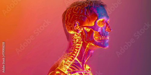 Osteomyelitis: The Bone Pain and Fever - Visualize a person with highlighted bone showing infection, experiencing bone pain and fever