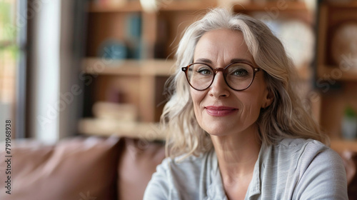 Mature Woman Thoughtfully Reviewing Financial Documents While Planning For A Comfortable Retirement