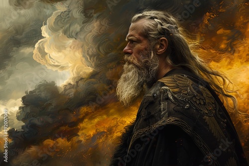 Odin God: the eternal sovereign.