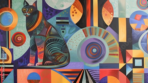 20th - century art movement that originated in britain , emphasizing abstract , angular and geometric shapes to convey the dynamism and energy of the modern world,Vorticism 