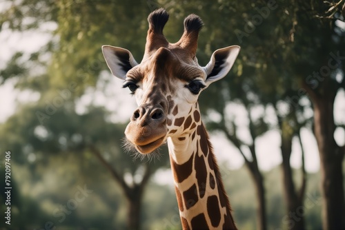 'ungulate species african living even toed giraffa ruminant all camelopardalis largest animal extant land the tallest giraffe mammal zoo neck africa vertebra head portrait cute savanna safari tree'