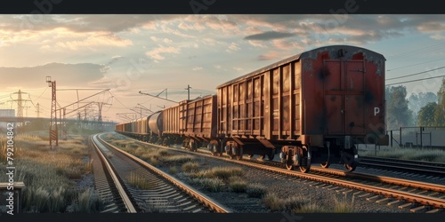 freight train cargo delivery Generative AI