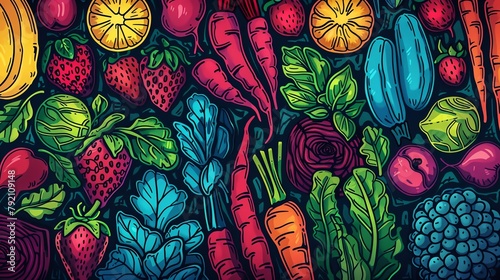 Believing vegetables held the key to artistic expression, the painter used vibrantly colored beet juice and crushed spinach to create a stunning abstract masterpiece that captured the essence of a sum
