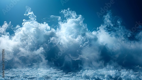 Create a realistic dry ice smoke effect in images using screen blending mode. Concept Graphic Design, Visual Effects, Photoshop Techniques