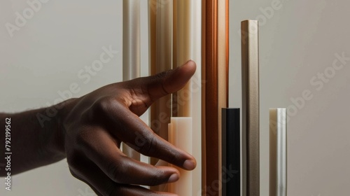 Each finger has its own distinct shape and length creating a symphony of proportions. .