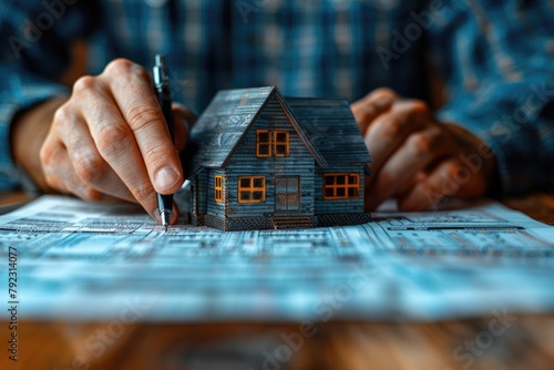 Detailed image of hands exchanging a property investment contract, focusing on real estate as a financial asset