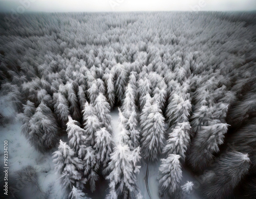 'view winter covered Aerial snow frozen forest Abstract Texture Nature Tree Winter Landscape Snow Forest Sun White Ice Park Natural Shadow Drone Sunlight Season Decoration Frost Woodland Branch'