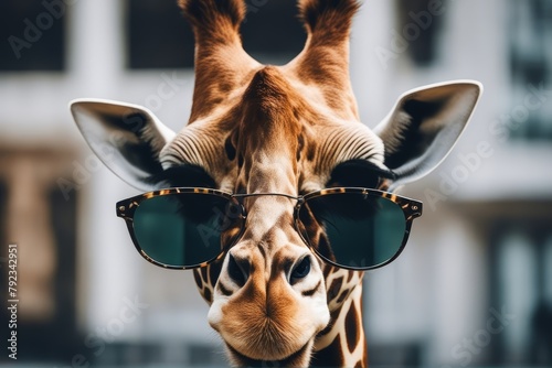 'fashion hipster sunglasses portrait giraffe funny goggles funky modern shades stylish trendy unusual vogue absurd african animal chic cool crazy cute eyeglass fashionable foolish fun goofy groovy'
