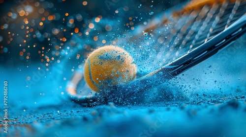 Tennis Racket and Tennis Ball