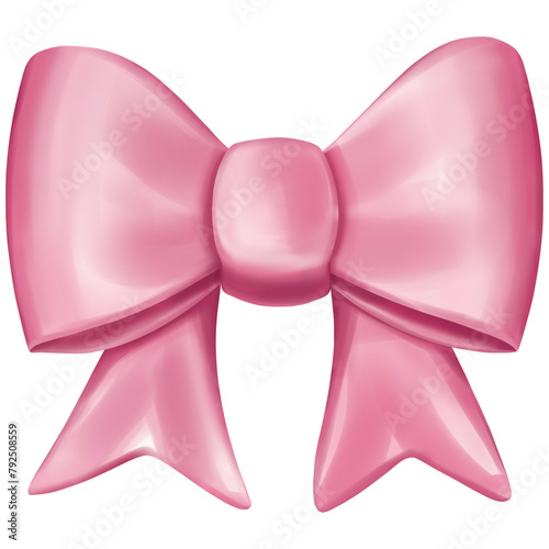 sweet pink bow emoji, emoticon