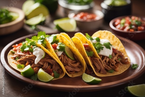 'carnitas tacos taco mexican food cilantro cooked cooking culture healthy eating lemon meal mexico onion pork meat radish roast salad spicey tortilla'