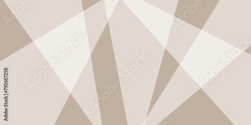 Modern brown color background abstract art vector. Abstract background white and grey glossy squares abstract tech banner design . Raster geometric pattern with triangles. 