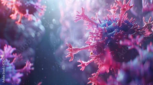  "Unveiling the Coronavirus: 3D Rendering of Novel Coronavirus Concept"