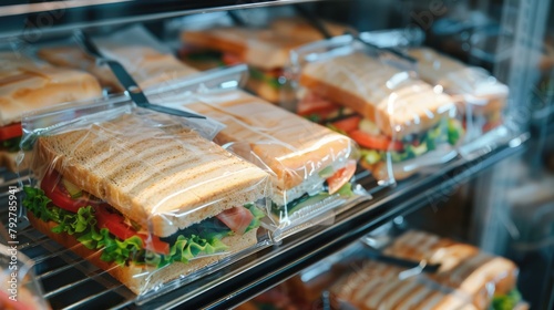 Conveniently Packed Sandwiches for On-the-go Snacking. Find them in your local supermarket or food court! 