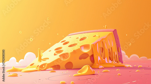 Illustration of a big cheese