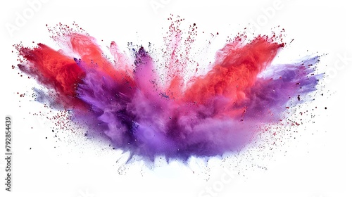 Spectrum Explosion: Colorful Holi Powder Dance