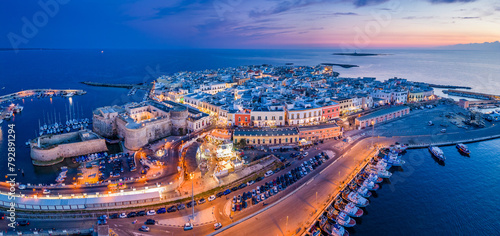 aerial view of Gallipoli,Puglia,Puglia,Italy