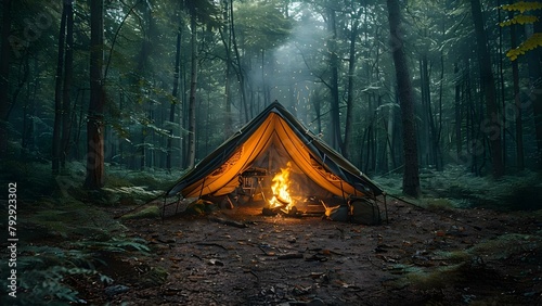 Mastering Survival Skills: Building Shelters, Making Fire, Foraging for Food and Water in Remote Forests. Concept Survival Skills, Shelter Building, Fire Making, Foraging, Remote Forests