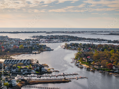 Ocean County New Jersey from an aerial view